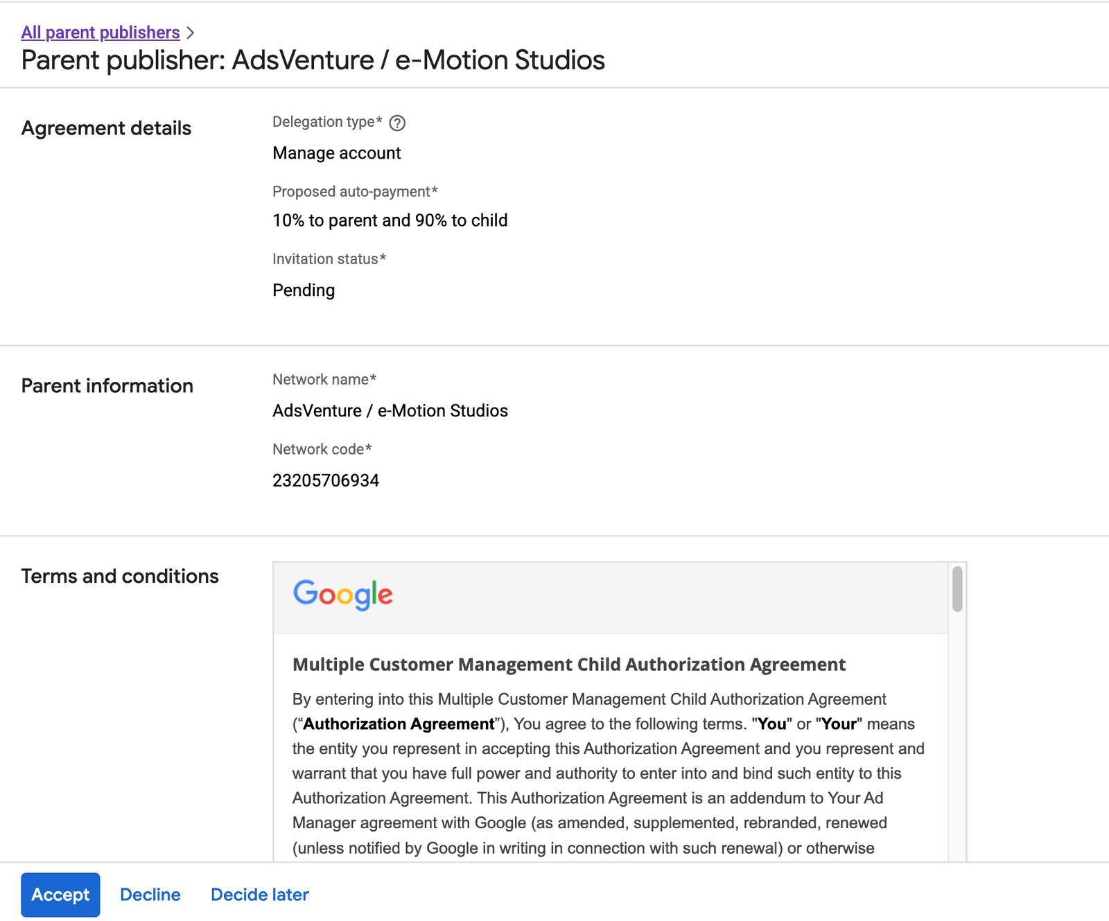 adsventure : e motion studios