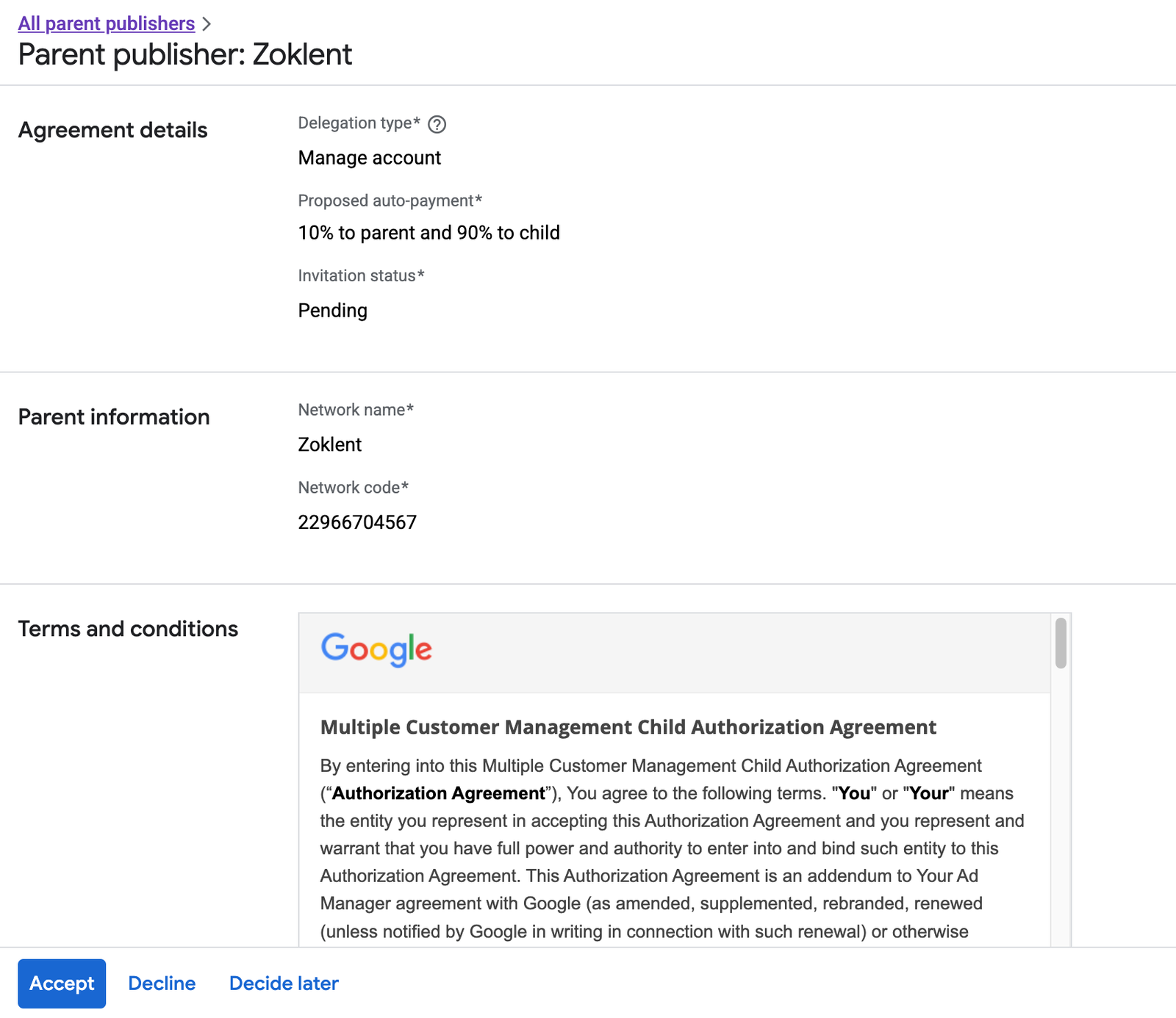 Zoklent AdX Approval