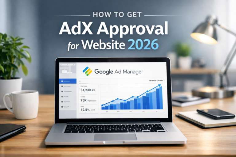 How to get AdX approval for website 2026