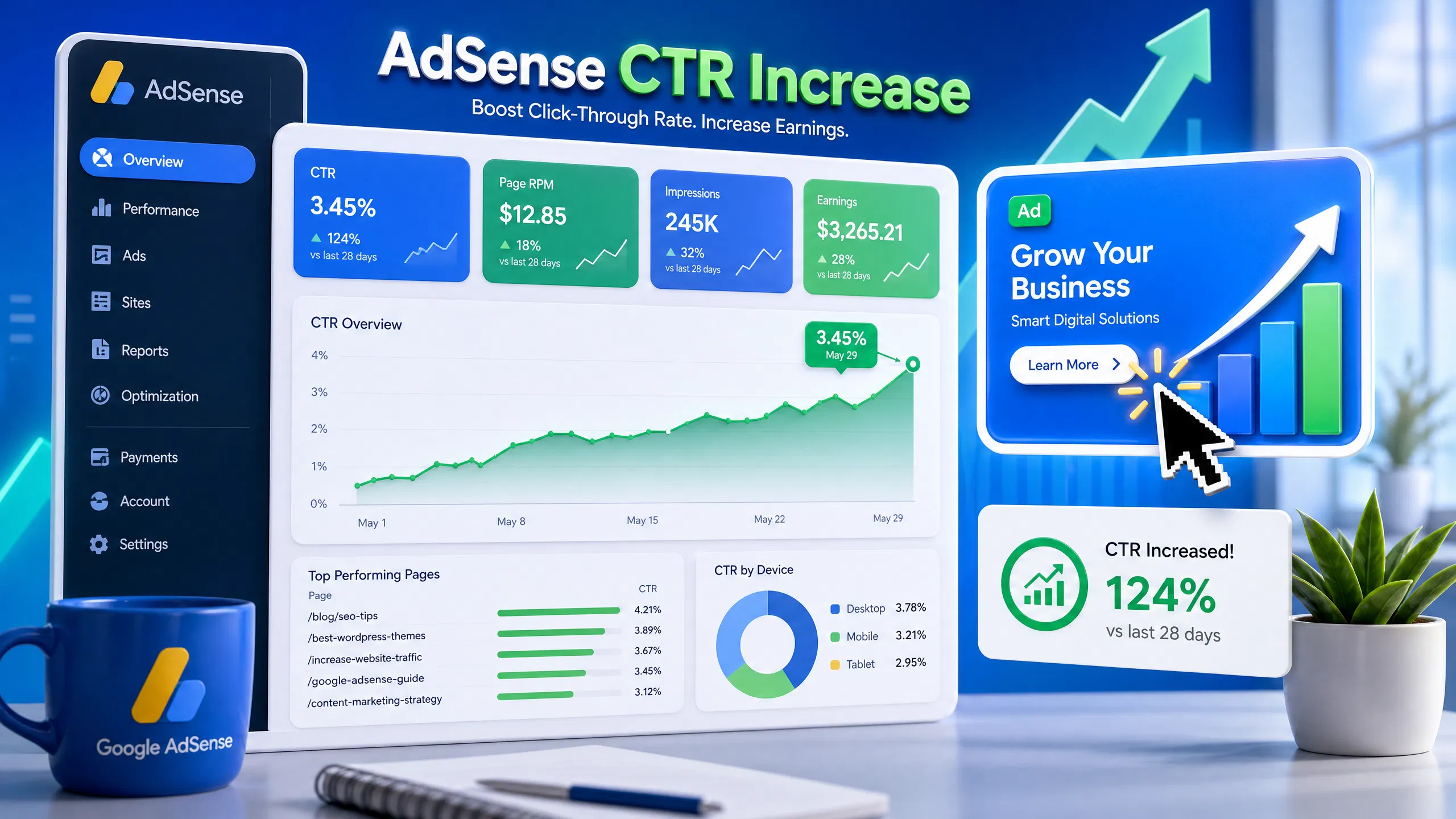 AdSense CTR Increase Tips