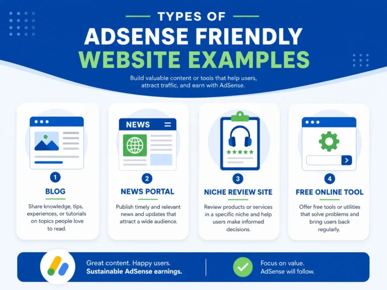adsense friendly website examples