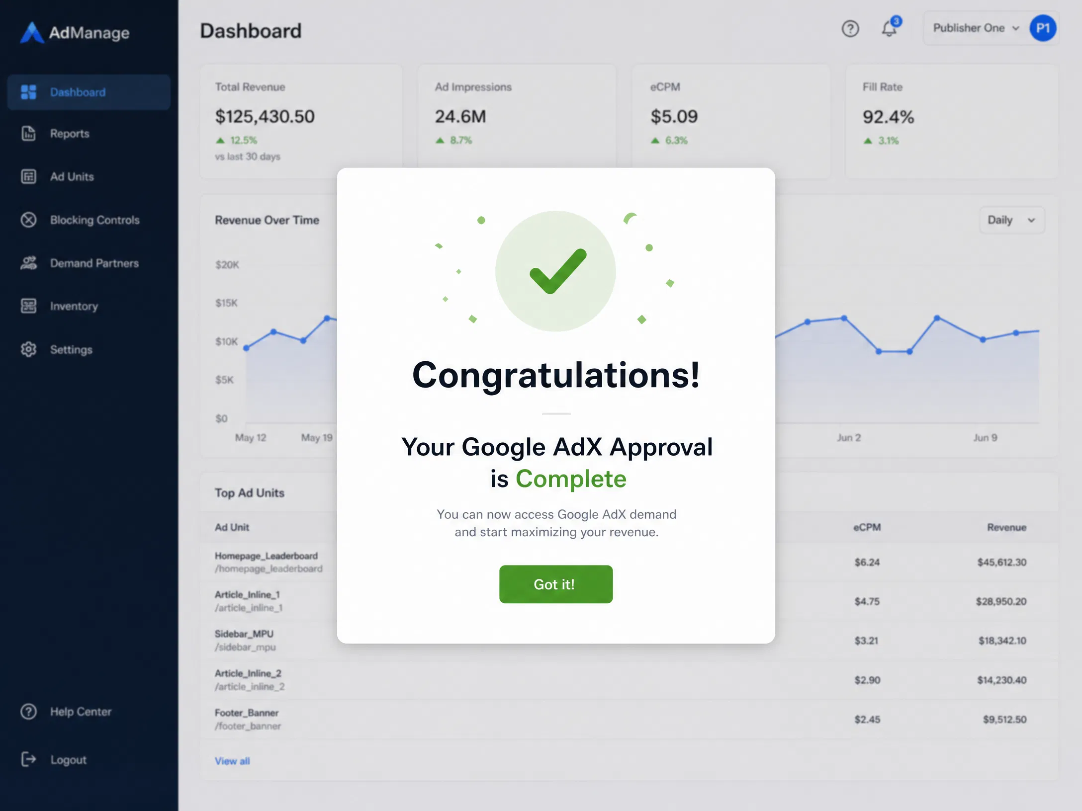 Google AdX Approval in jun 2026